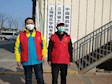 横泾实验小学开展防疫工作党员志愿者活动