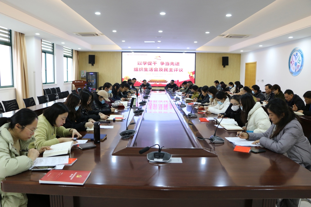 横泾实验小学党总支召开组织生活会暨开展民主评议活动