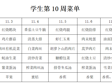 横泾实验小学2025~2026学年第一学期第10周菜单